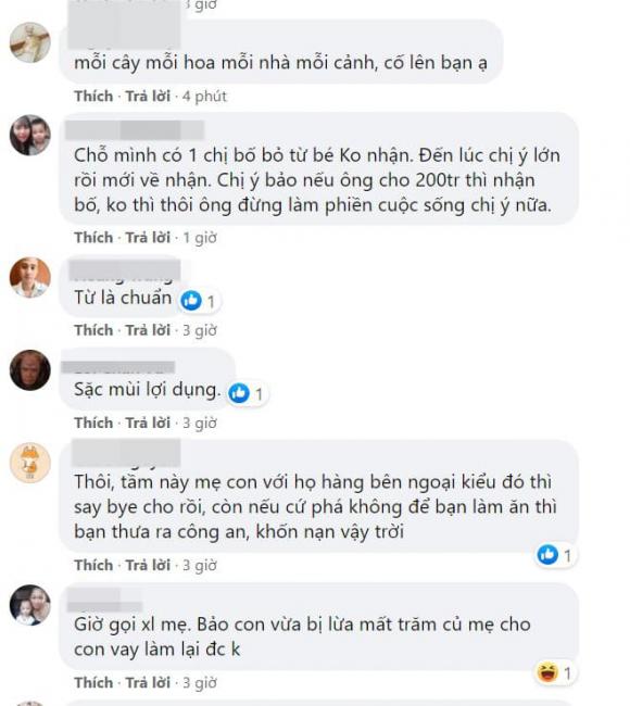 mẹ ruột bỏ rơi con, mẹ chửi rủa con, bị mẹ lợi dụng