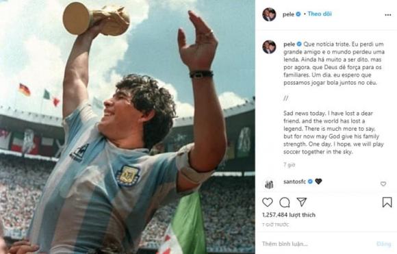 Ronaldo, Messi và Pele nói gì về cái chết của huyền thoại Maradona