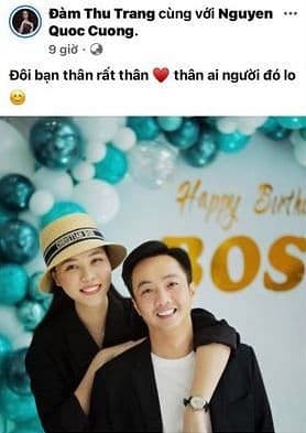 Đàm Thu Trang, Cường Đôla, Subeo, sinh nhật, sao việt