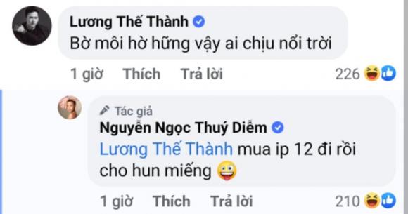diễn viên Lương Thế Thành, diễn viên Thuý Diễm, sao Việt