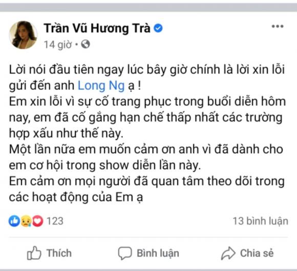 trần vũ hương trà, sao việt