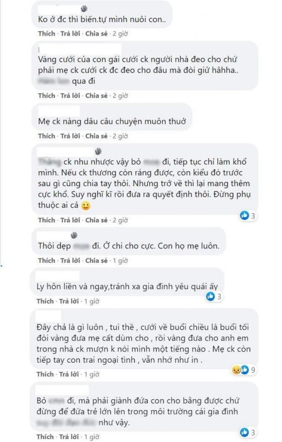 chồng vô tâm, mẹ chồng, mẹ chồng nàng dâu