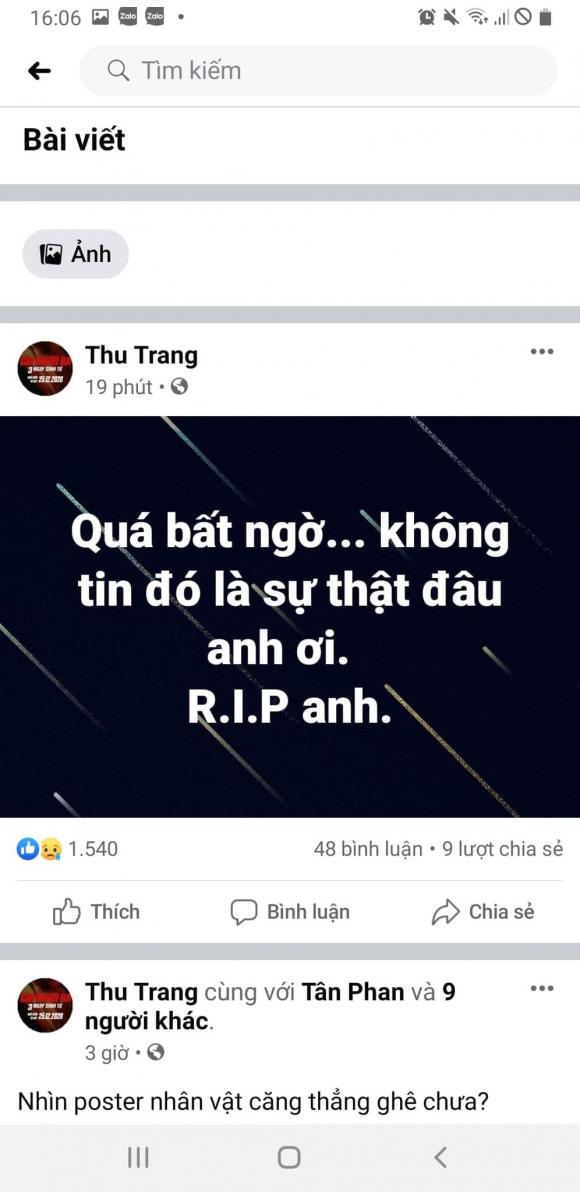 Chí tài, sao việt, đột quỵ