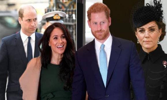 công nương kate, hoàng tử william, meghan markle