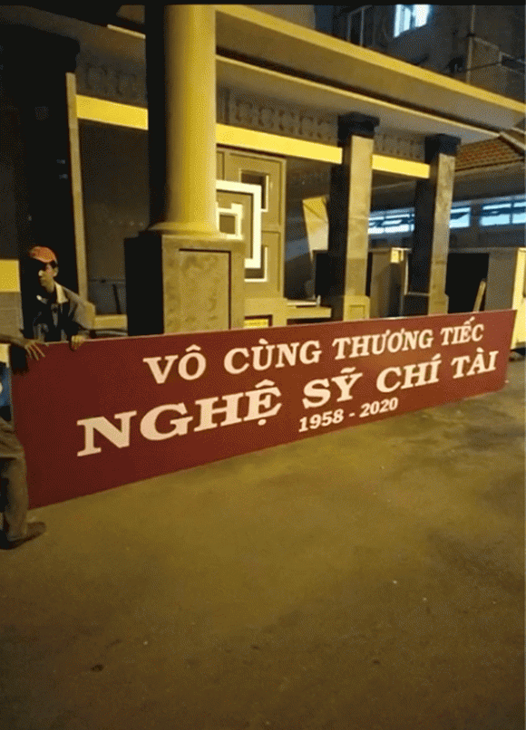 Nghệ sĩ Chí Tài, tang lễ, Sao Việt