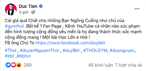 Chí Tài, gymer, sao Việt