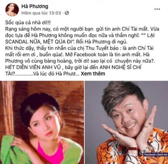 Chí Tài, em gái Cẩm Ly, Hà Phương, tỷ phú, cố nghệ sĩ,