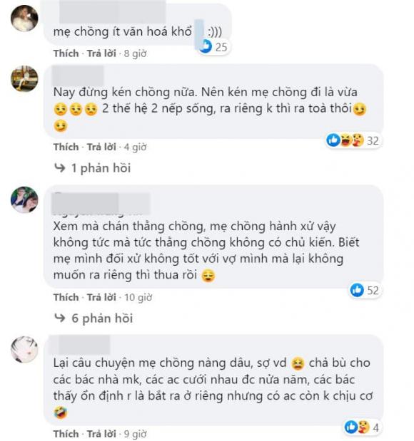 mẹ chồng nàng dâu, mẹ chồng nói xấu con dâu, con dâu