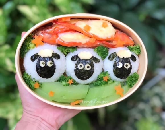 bento, cách làm cơm bento, đồ ăn cho bé 