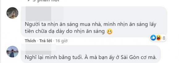 nhịn ăn sáng, mua nhà cho bố mẹ, nữ sinh viên, thanh niên