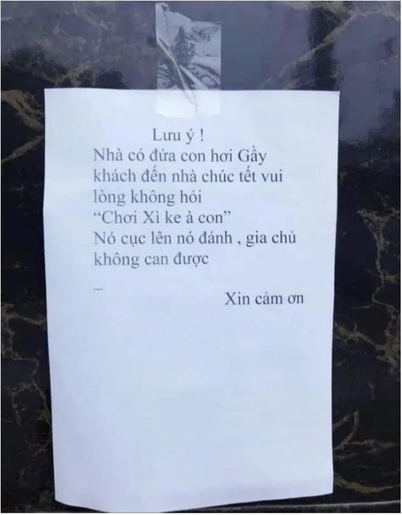chúc Tết, bảng lưu ý ngày Tết, Tết văn minh