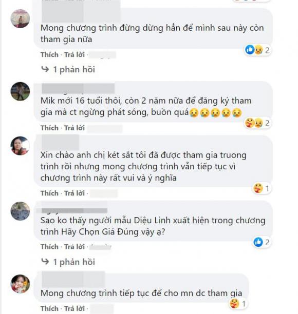 Hãy chọn giá đúng, chương trình Hãy chọn giá đúng, Hãy chọn giá đúng dừng phát sóng