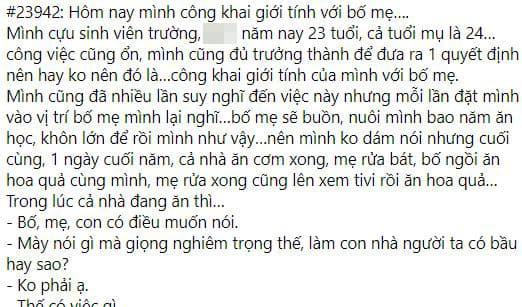 giới tính, công khai giới tính, thanh niên 