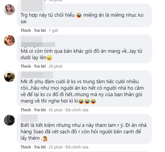 lấy đồ ăn thừa trong đám cưới, thanh niên, giới trẻ