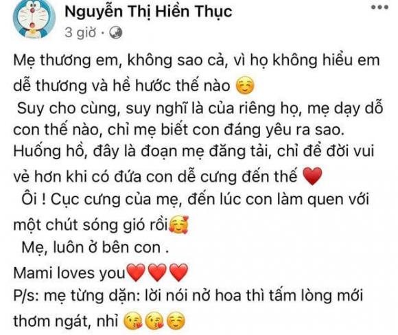 Hiền Thục, con gái Hiền Thục, sao Việt