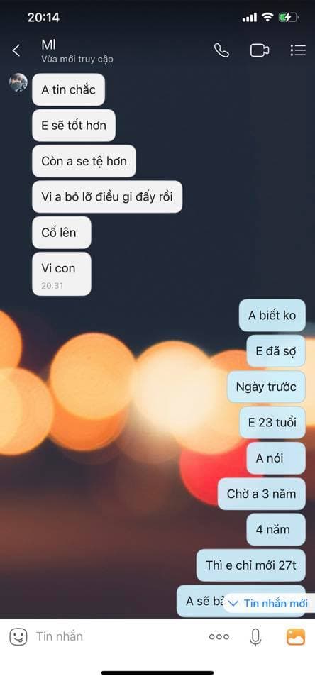 tình yêu mù quáng, thanh niên, chuyện vợ chồng