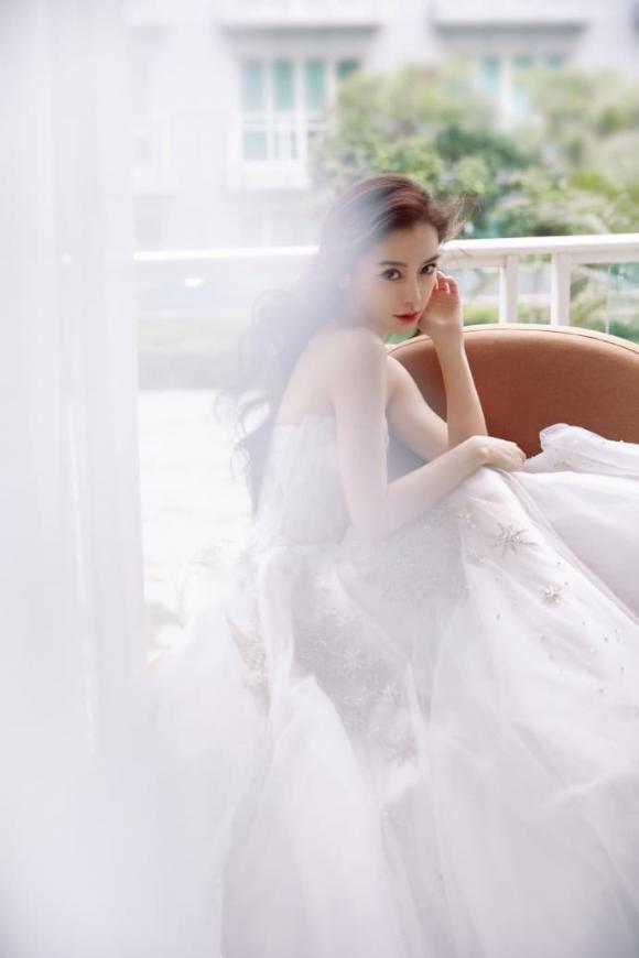 angelababy, đầm quây, vòng 1 gợi cảm, sao hoa ngữ