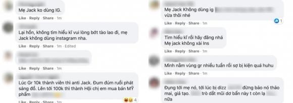 Jack, mẹ Jack, sao Việt