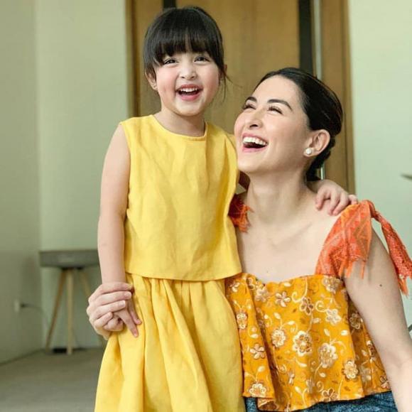 mỹ nhân đẹp nhất Philippines,gia đình mỹ nhân đẹp nhất Philippines,con gái mỹ nhân đẹp nhất Philippines,Marian Rivera,bé Zia