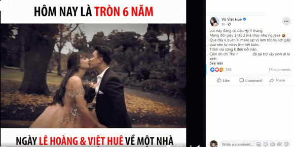 Việt Huê, The Men, Lê Hoàng, 6 năm ngày cưới, kỉ niệm, sự thật gây sốc, 