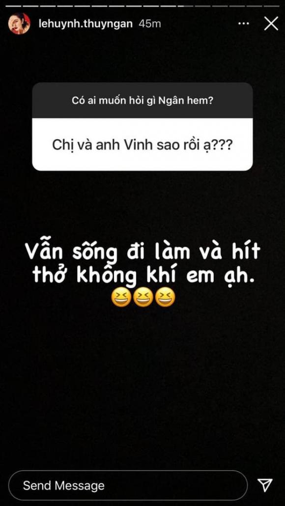 thúy ngân, trương thế vinh, sao việt, showbiz việt, 