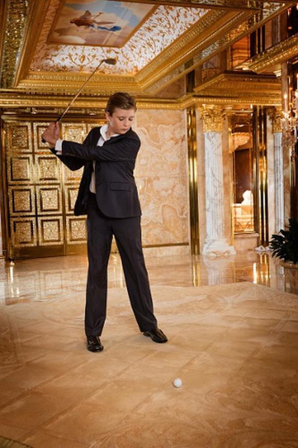 barron trump, hoàng tử nhà trắng, donald trump