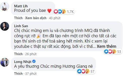 Hương Giang, Đại sứ hoàn mỹ, sao Việt  