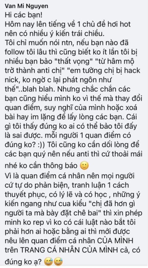 Mi Vân, Sơn Tùng M-TP, sao Việt
