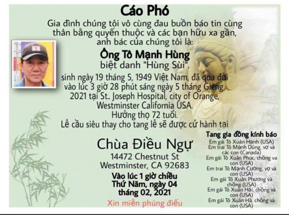 Hùng Sùi, Chí Tài, sao Việt 
