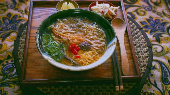 bún thang, công thức nấu bún thang, cách làm bún thang