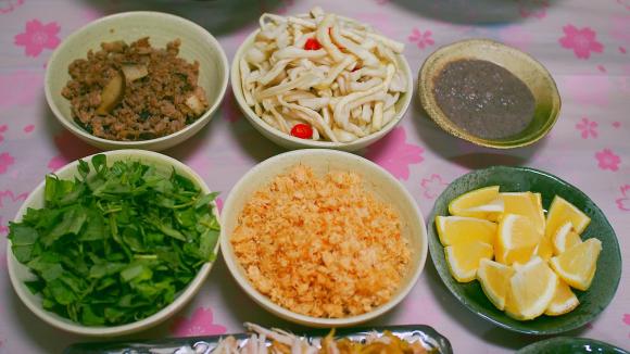 bún thang, công thức nấu bún thang, cách làm bún thang