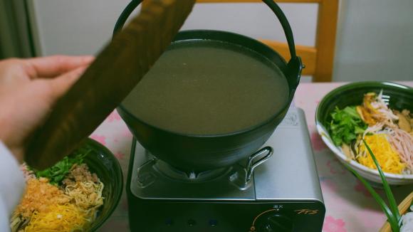 bún thang, công thức nấu bún thang, cách làm bún thang
