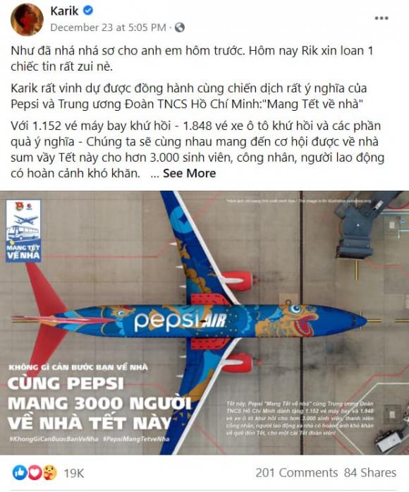Pepsi, Mang tết về nhà, Tết 2021