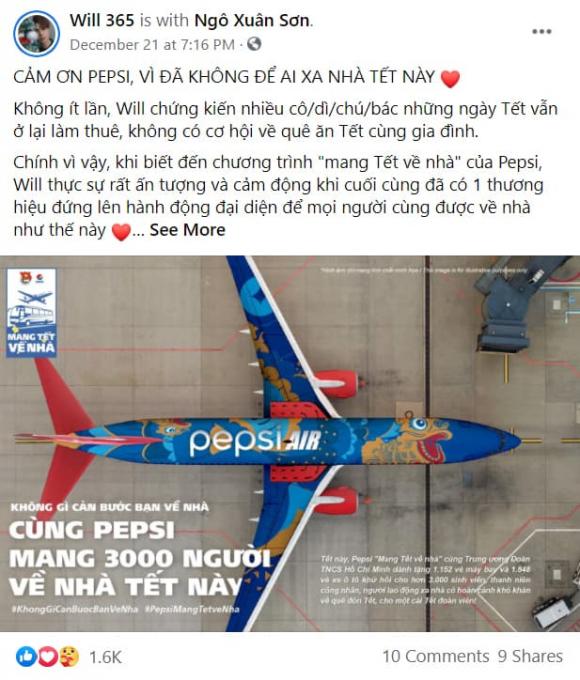 Pepsi, Mang tết về nhà, Tết 2021