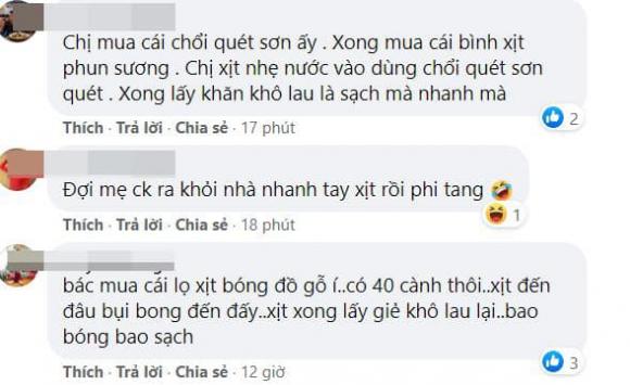 lau bàn ghế, lau bàn ghế gỗ, thanh niên  