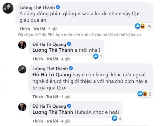 Hà Trí Quang, sao Việt, Lương Thế Thành, Kha Ly