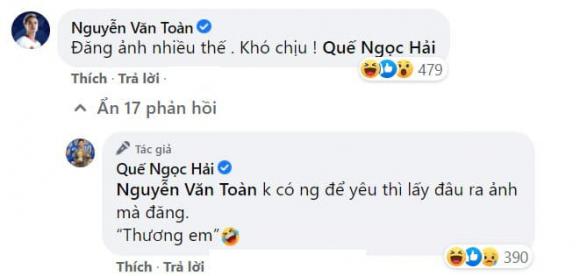 Quế Ngọc Hải, Văn Toàn, sao Việt