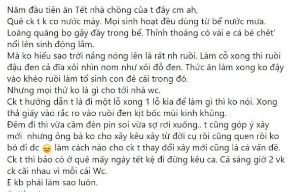 nhà vệ sinh, ăn Tết nhà chồng, Tết nguyên đán