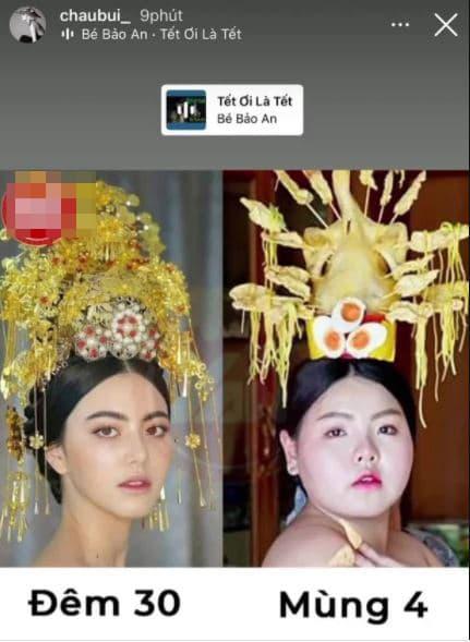 hot girl, hot girl tăng cân, thanh niên  