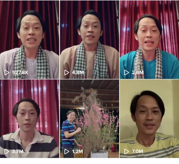 Hoài Linh, nhạc chế, tiktok, sao Việt