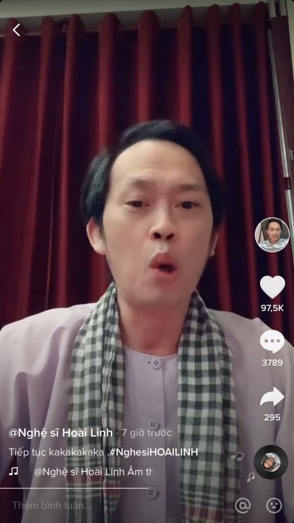 Hoài Linh, nhạc chế, tiktok, sao Việt
