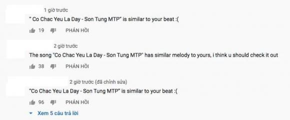 sơn tùng m-tp, có chắc yêu là đây, đạo nhạc, nghi vấn, mượn beat