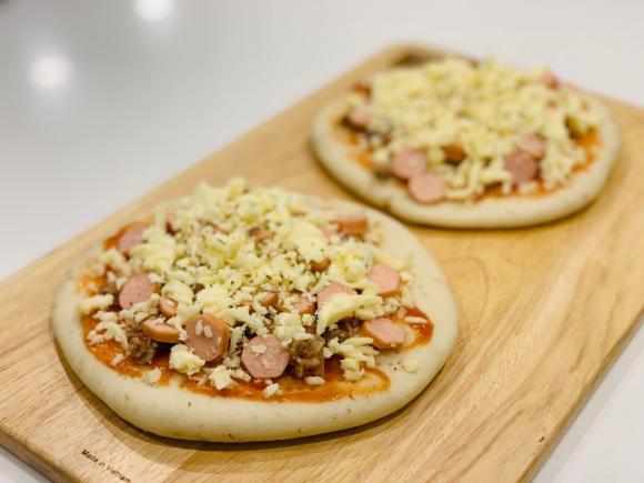 Hoa hậu Ngọc Hân, Ngọc Hân, sao Việt, công thức làm pizza