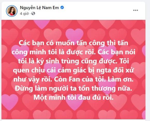 Nam Em, Lãnh Thanh, sao Việt
