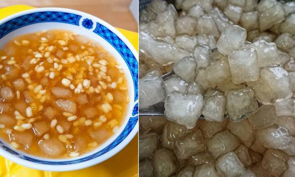 chè bưởi cốm lá nếp, công thức chè bưởi cốm lá nếp, chè buổi