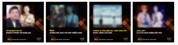 Hot Showbiz, ngôi sao