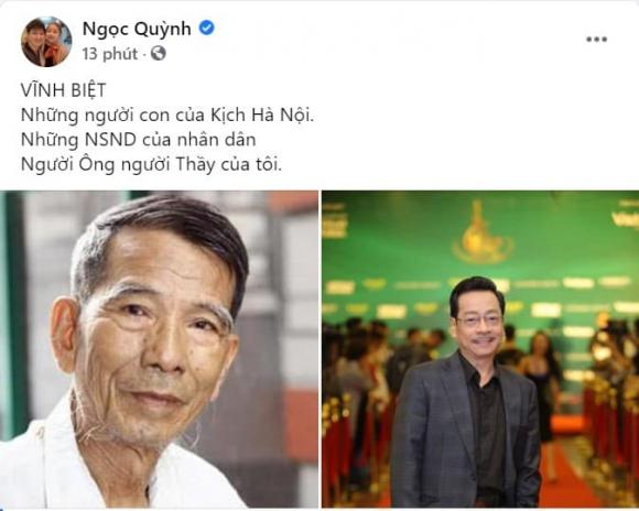 NSND Trần Hạnh, NSND Trần Hạnh qua đời, sao Việt