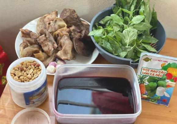tiết canh, cách làm tiết canh củ dền, món ngon 