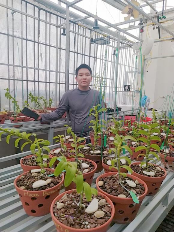 Vũ Hoàng Anh, vườn lan, lan đột biến