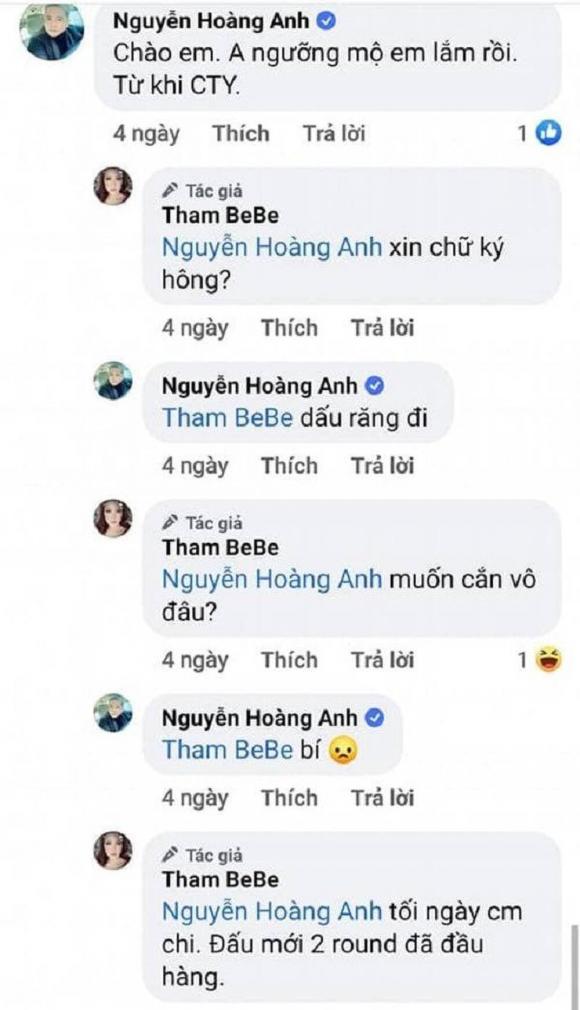 Nam diễn viên Hoàng Anh, Thắm Bebe, Thả thính, Quỳnh Như, 